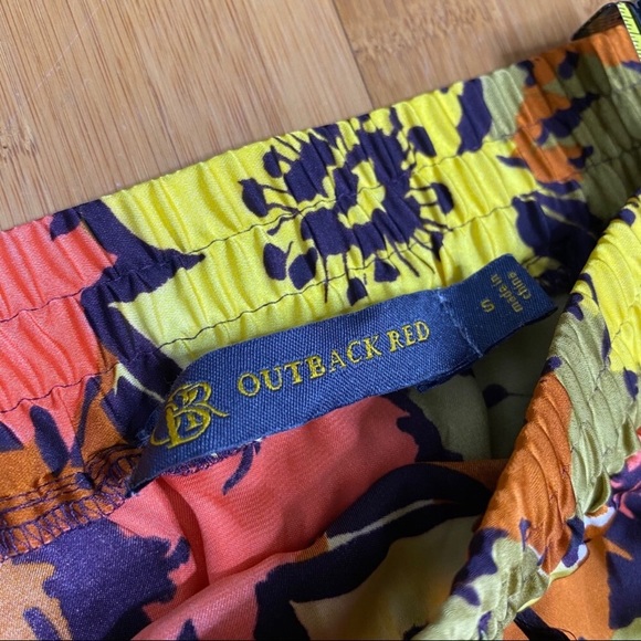 Outback Red Strapless Ruffle Dress Small - Picture 4 of 7